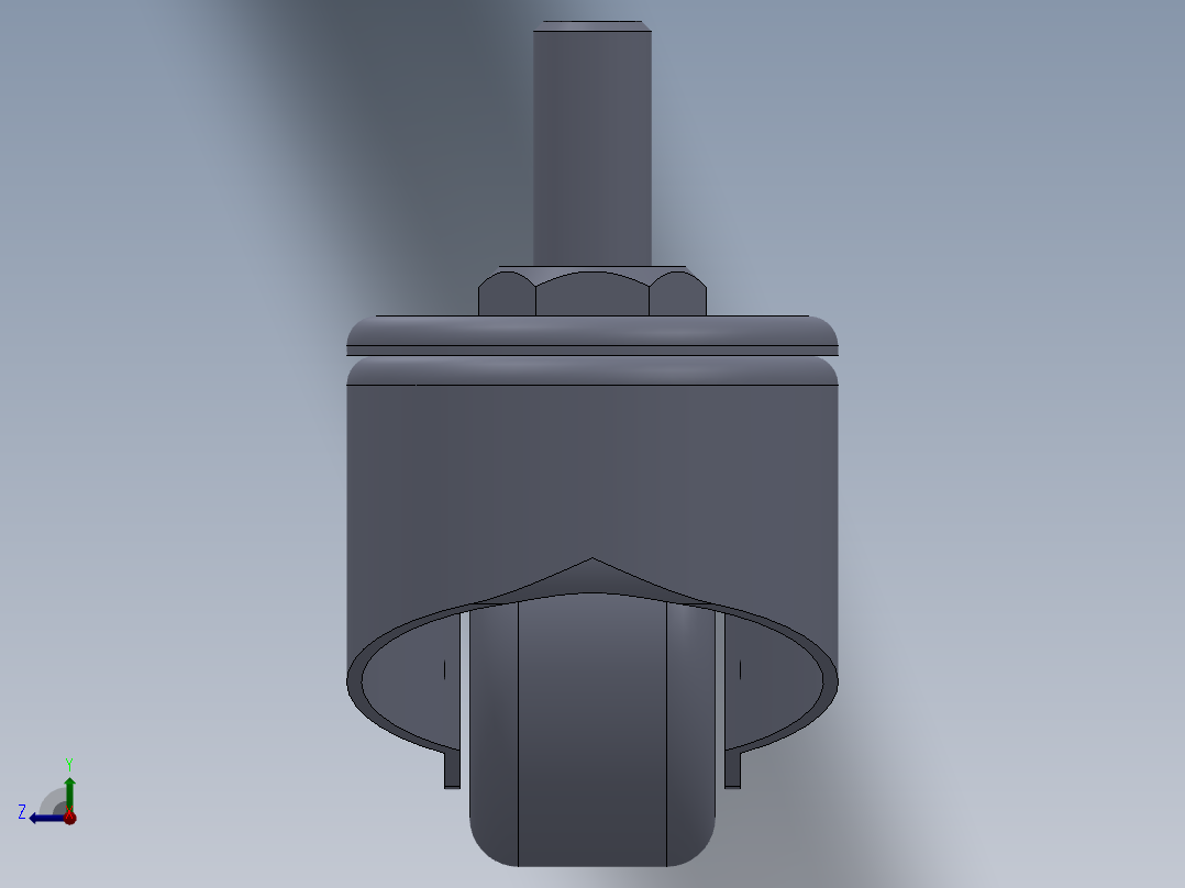 40万向轮右视图