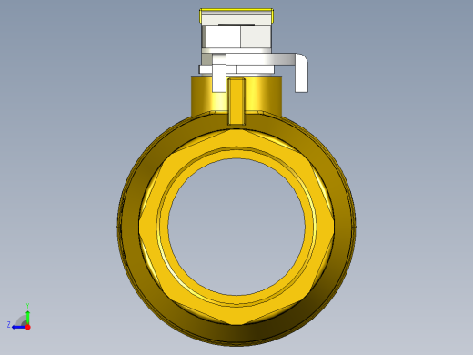 管道手动球阀-水管开关阀-手动阀门铜球阀DN50右视缩略图