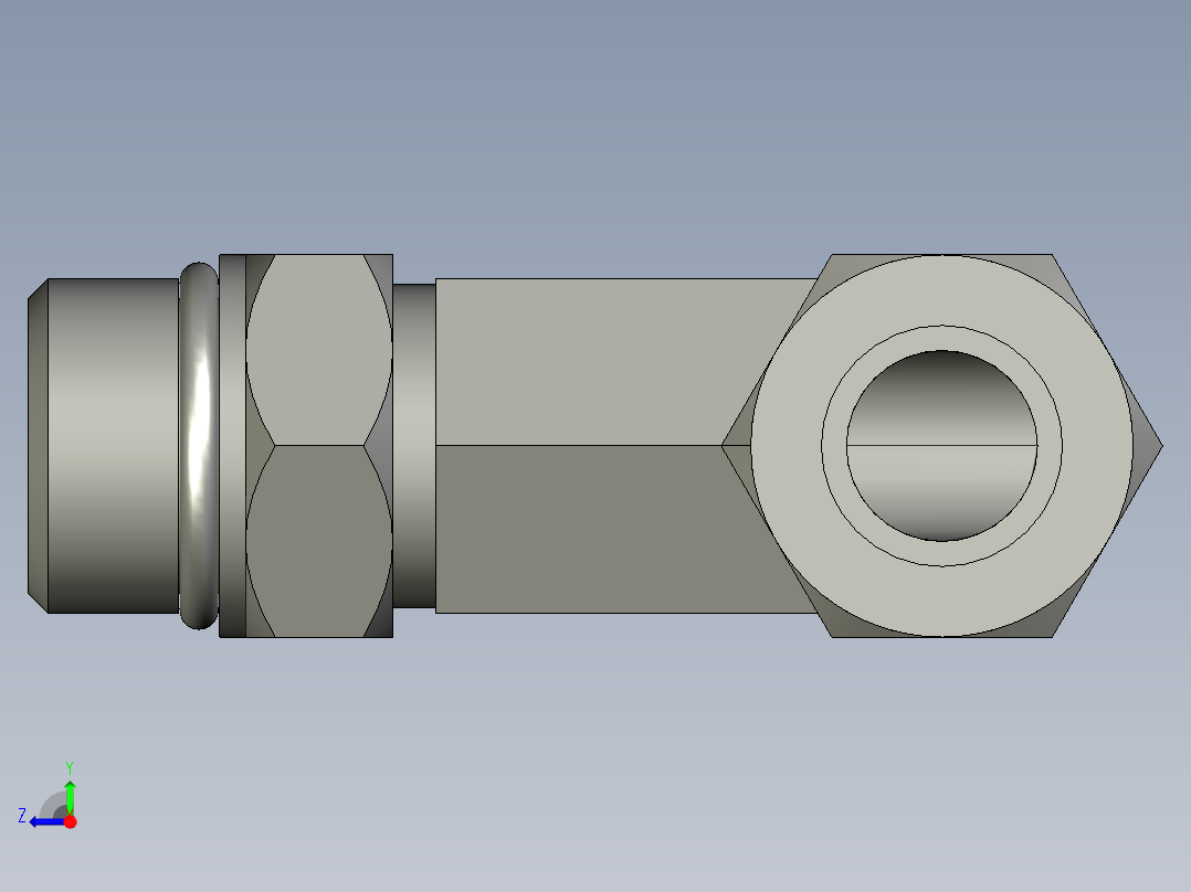 卡套式工业通用硬管接头10_cc5bu-s右视图