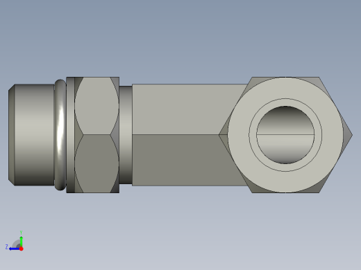 卡套式工业通用硬管接头10_cc5bu-s右视缩略图