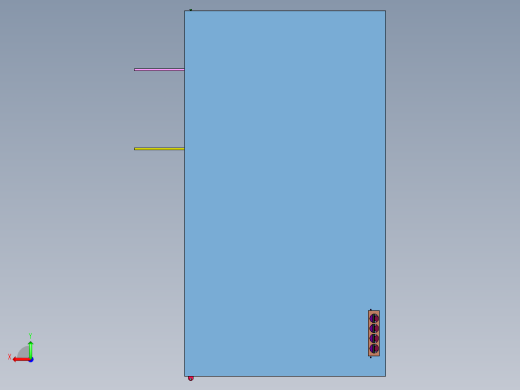 开式交流金属封闭开关柜后视缩略图