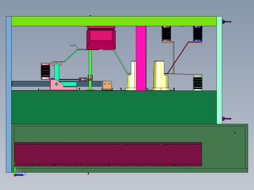 开式交流金属封闭开关柜左视缩略图