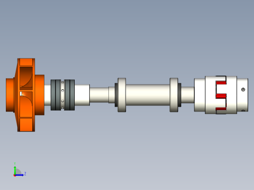 离心泵左视缩略图