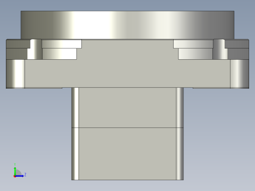 中空旋转平台KFN130-10模型配斜齿左视缩略图