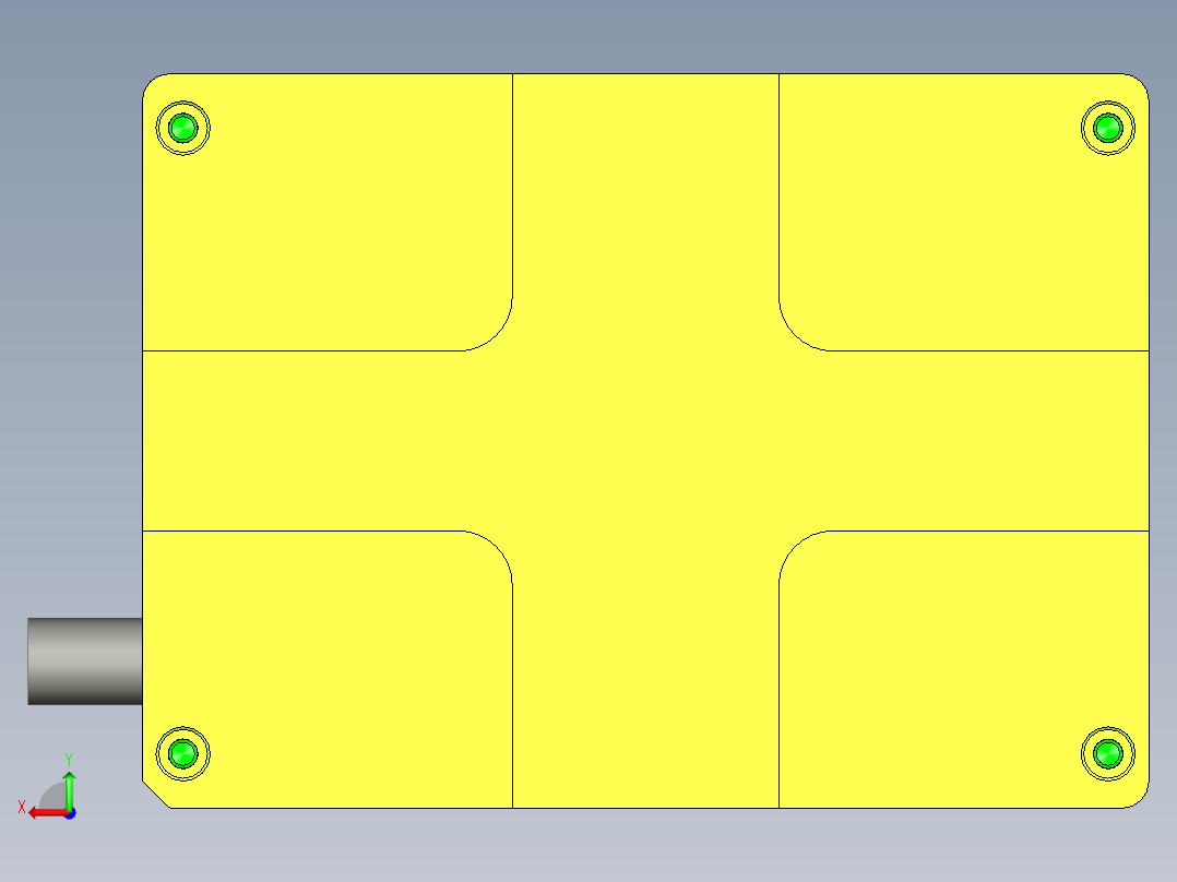 UX303-C-笔记本CNC工装夹具三维模型CNC1-1121后视图