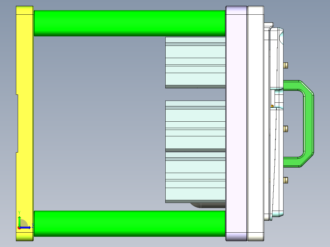 UX303-C-笔记本CNC工装夹具三维模型CNC1-1121左视图