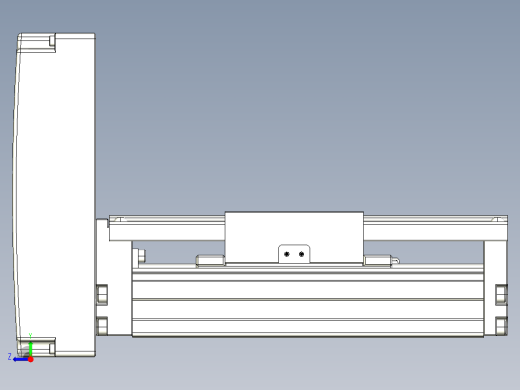 TPA-KNR-86E-1610C-L50A1-MU-P40-N3线性模块铝制底座右视缩略图