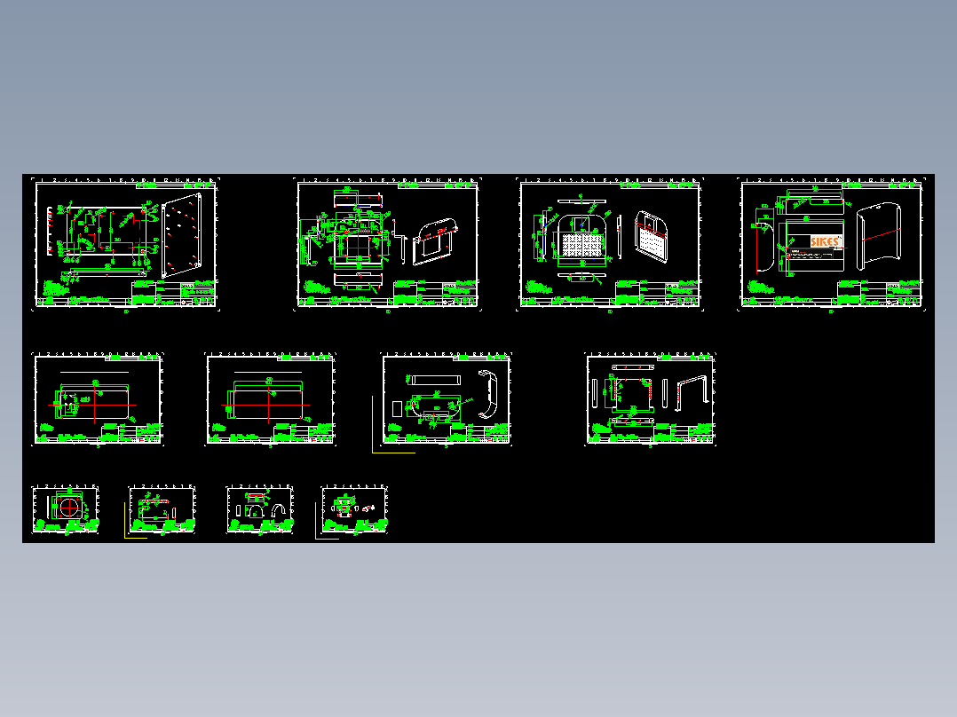 滤波器机箱钣金图