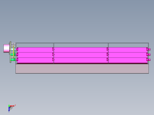 空调自动导风装置俯视缩略图