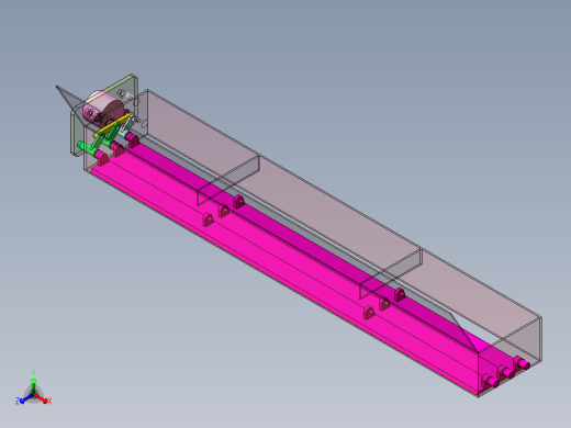 空调自动导风装置正等轴测缩略图