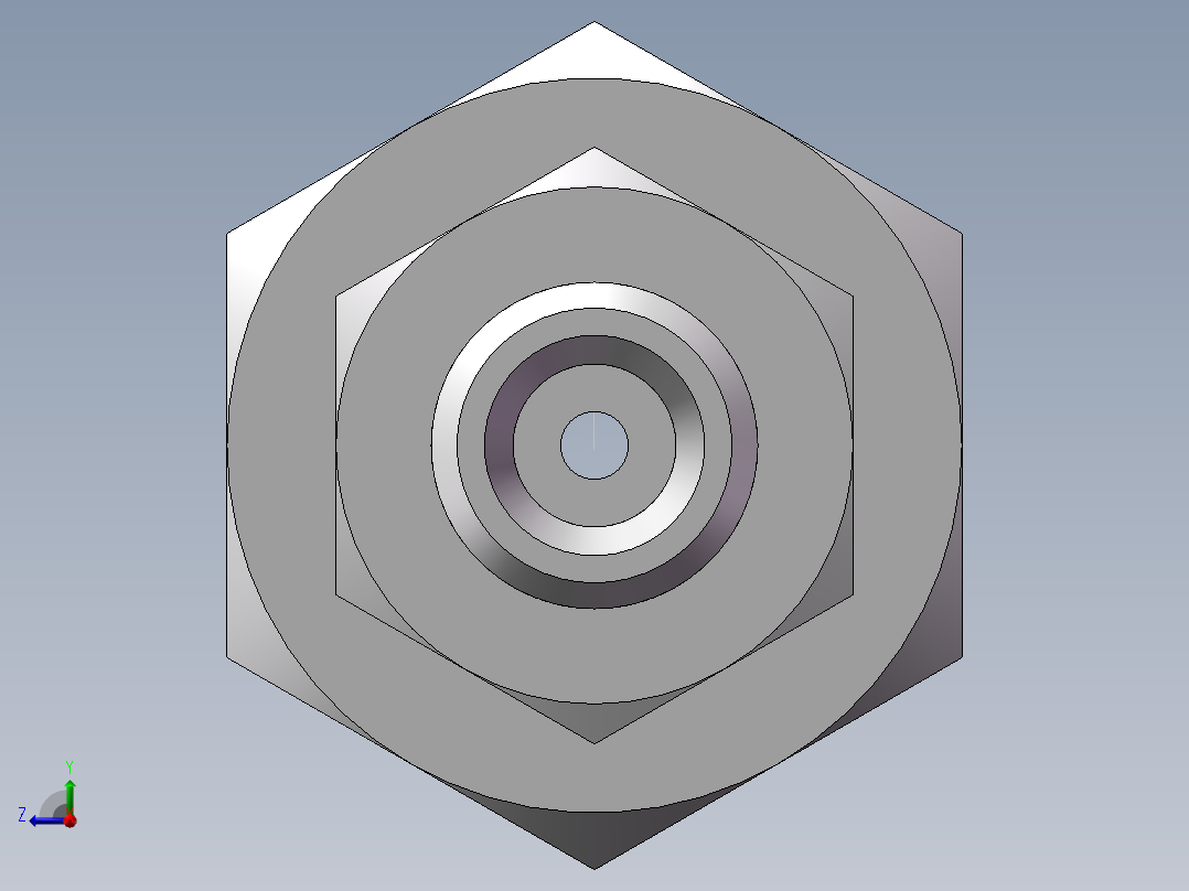 直通变径接头、2D-12-22右视图