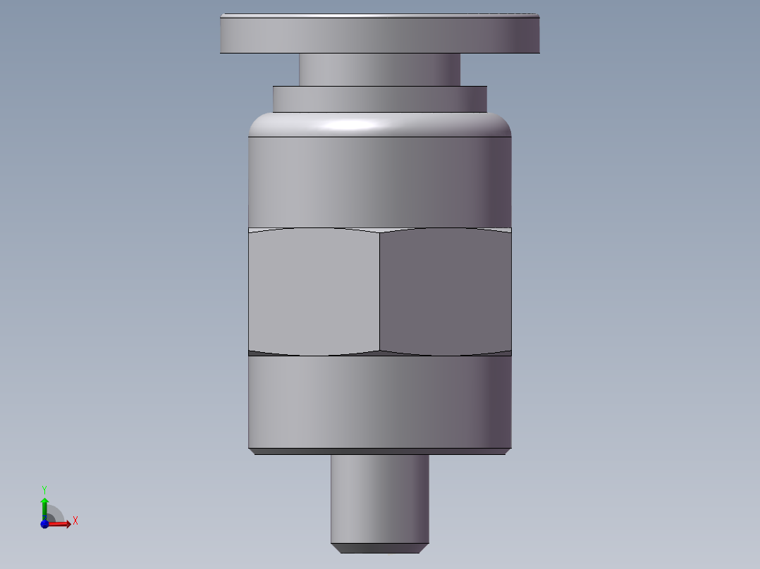 L型螺纹二通 亿日 EPC4-M3C前视图