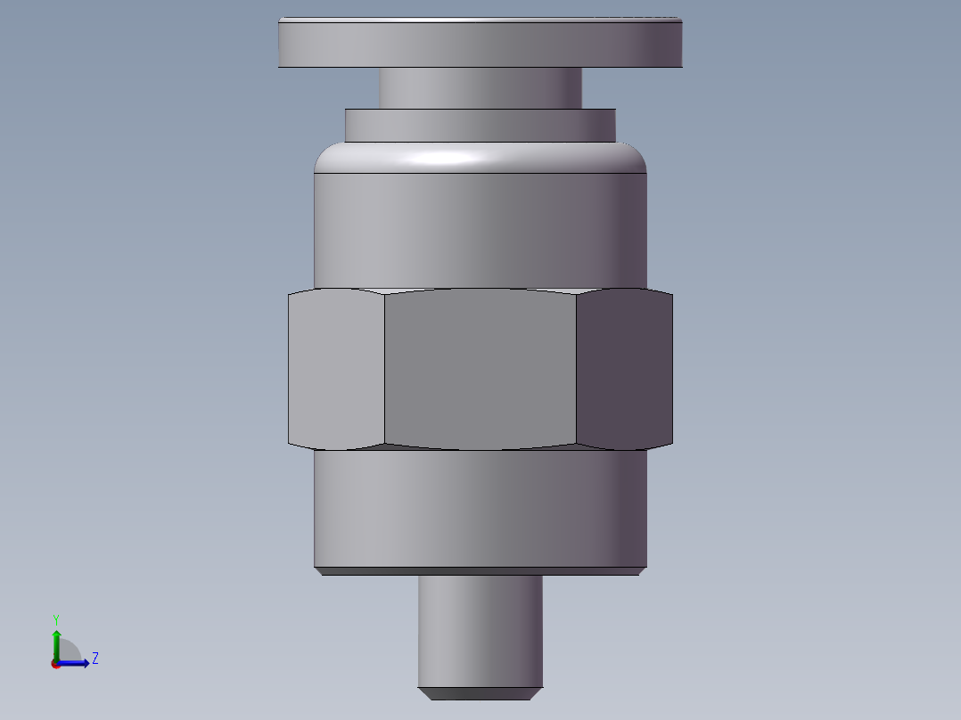 L型螺纹二通 亿日 EPC4-M3C左视图