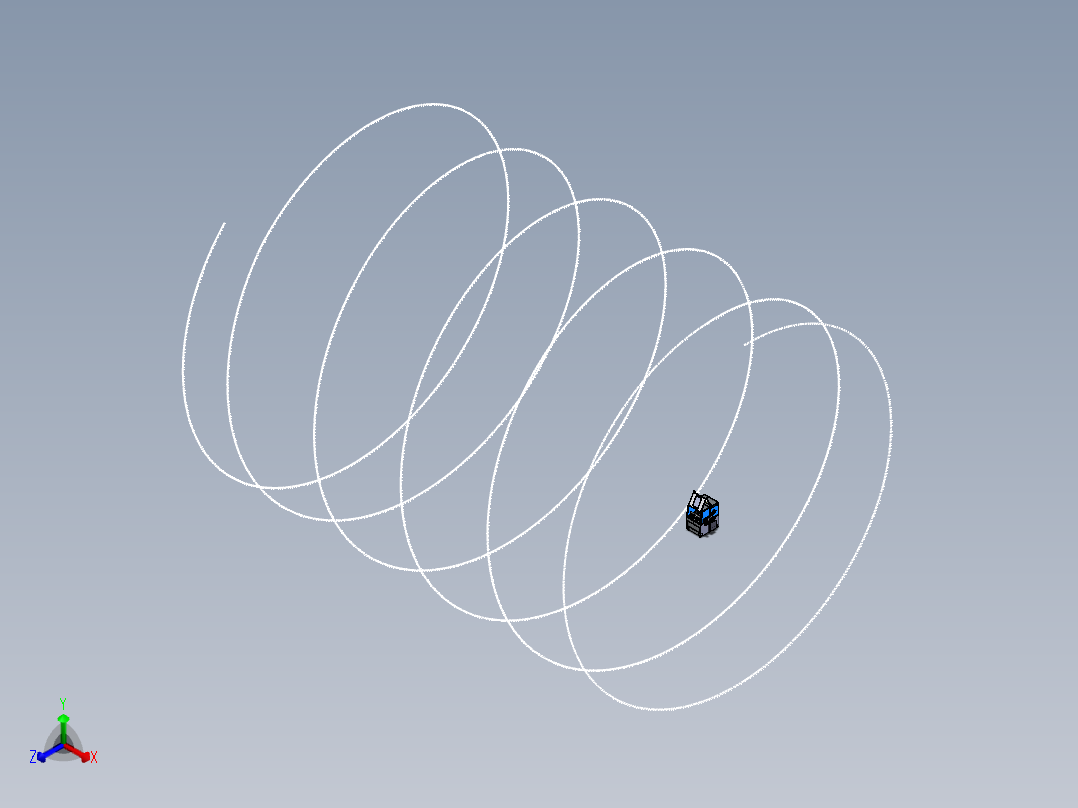 切割机正等轴测图