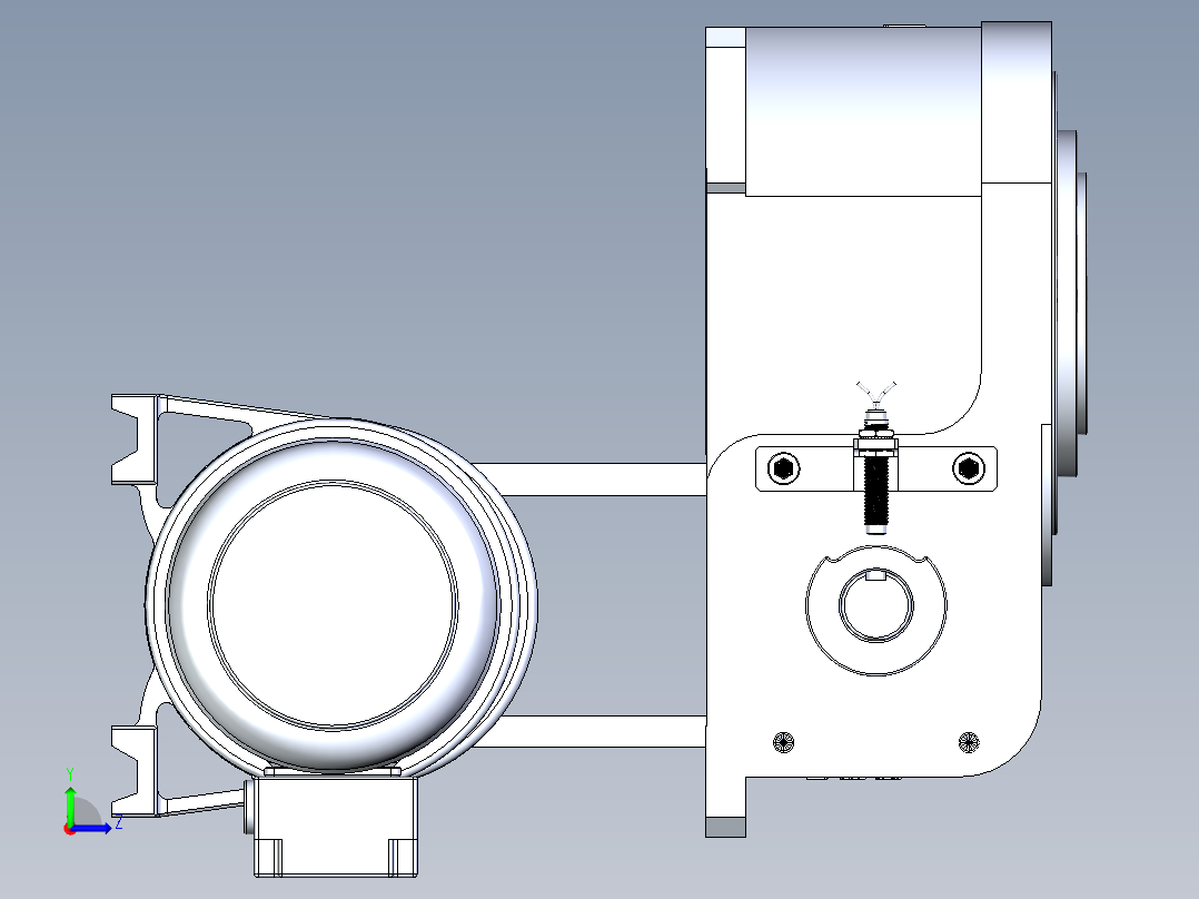 RU150DA意米精密分割器左视图