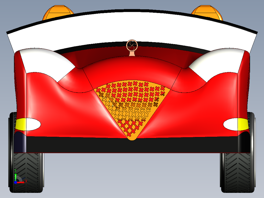 B3003988-跑车前视图