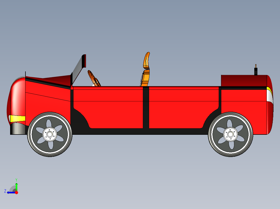 B3003988-跑车右视图