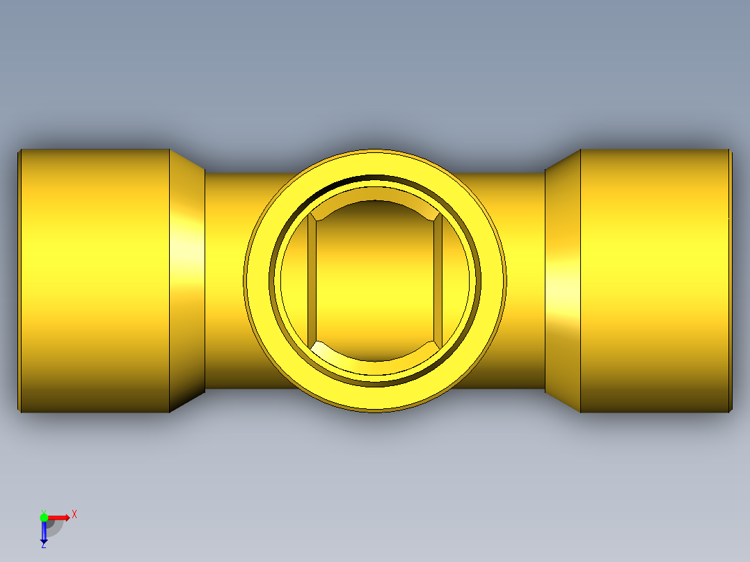 B3004429-1_4 NPT 三通俯视图