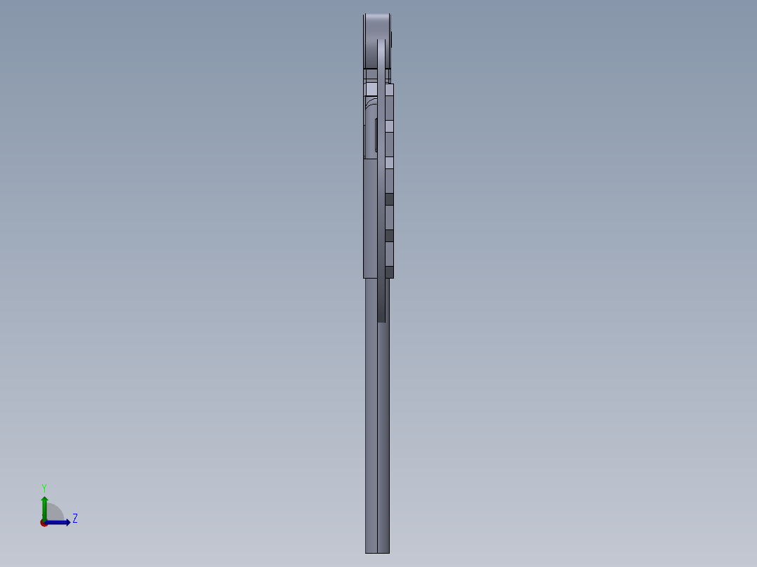 特种防护服左视图