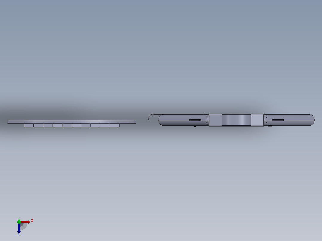 特种防护服俯视图