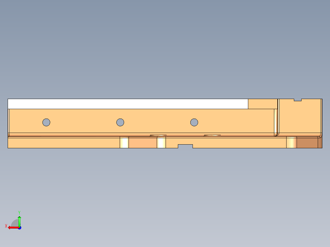 旋转底座后视图