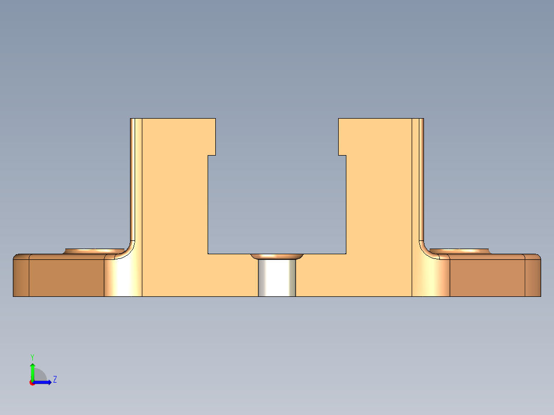 旋转底座左视图