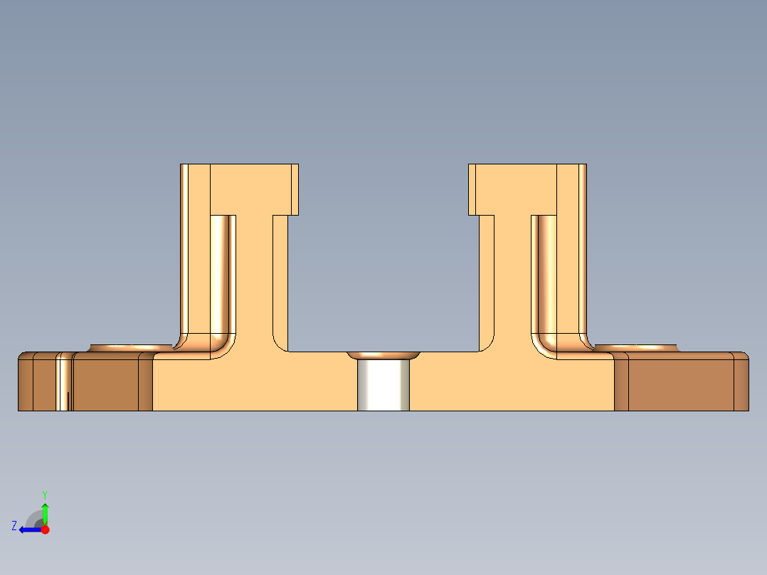 旋转底座右视图