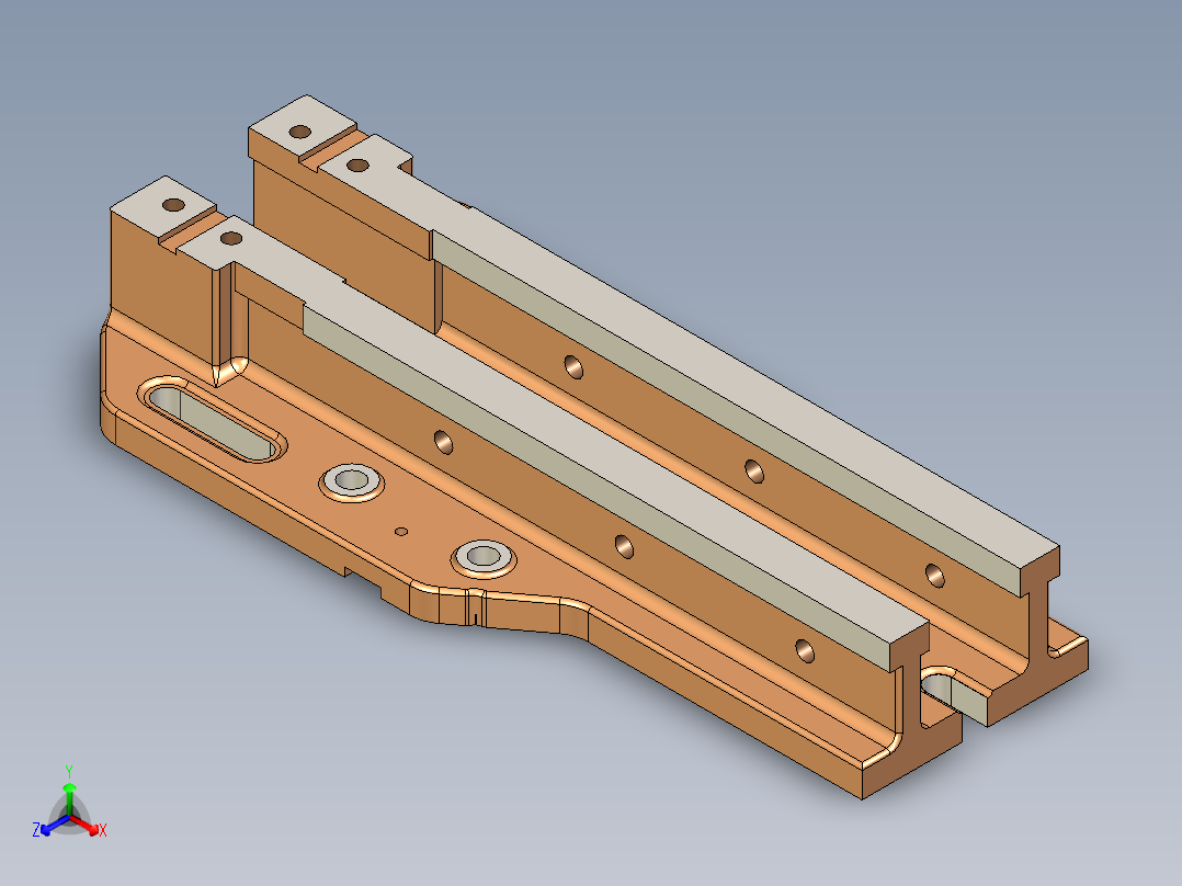 旋转底座正等轴测图