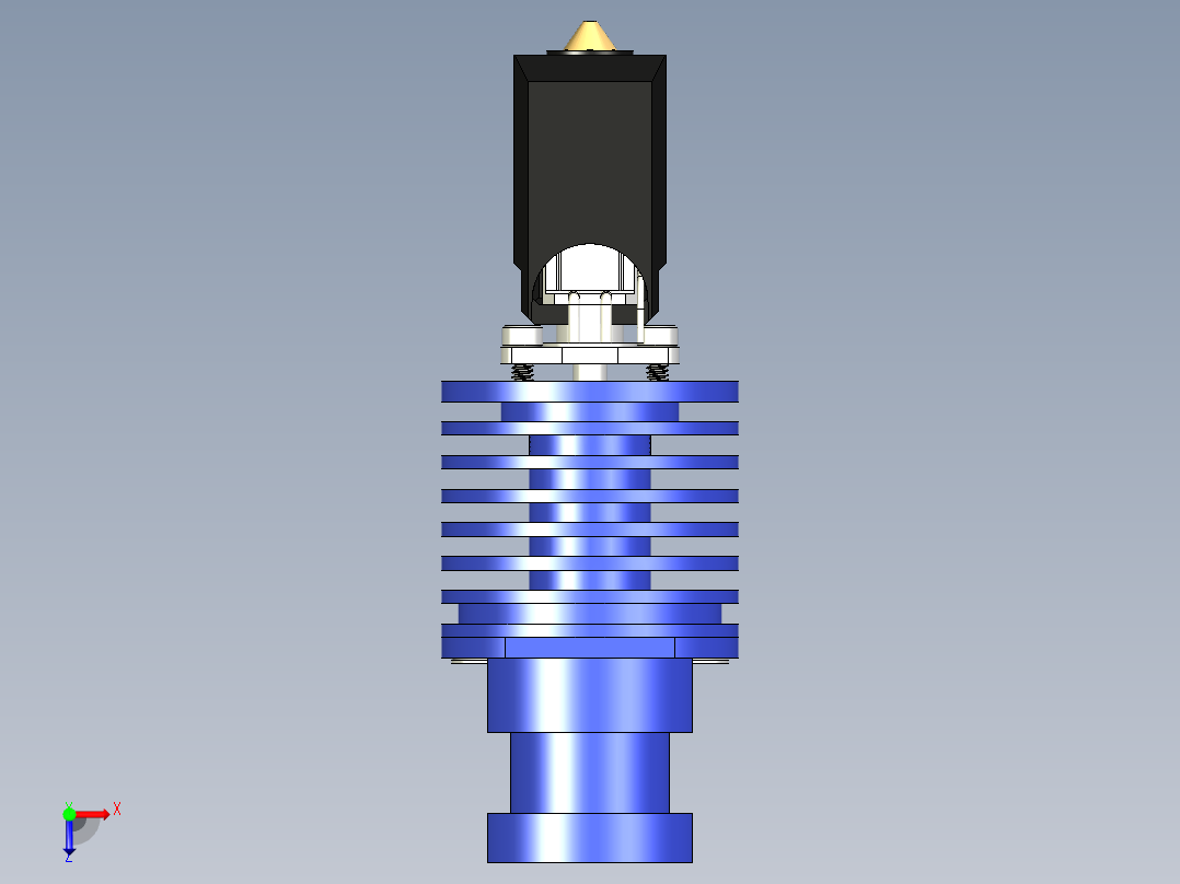 V6更新短高速热端俯视图