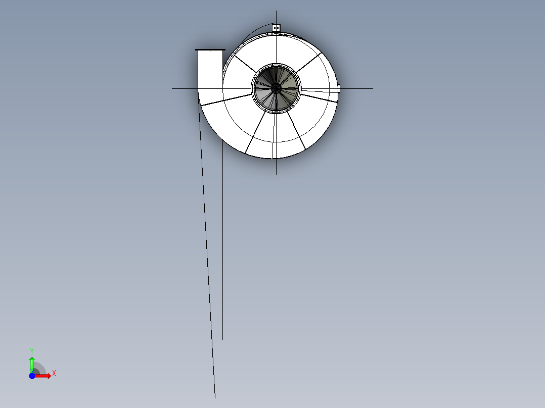 Siklon旋风分离器前视图
