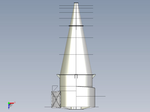Siklon旋风分离器俯视缩略图