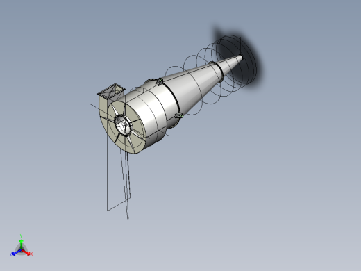 Siklon旋风分离器正等轴测缩略图