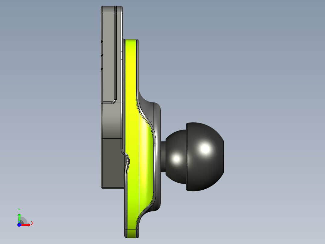 蓝牙耳机前视图