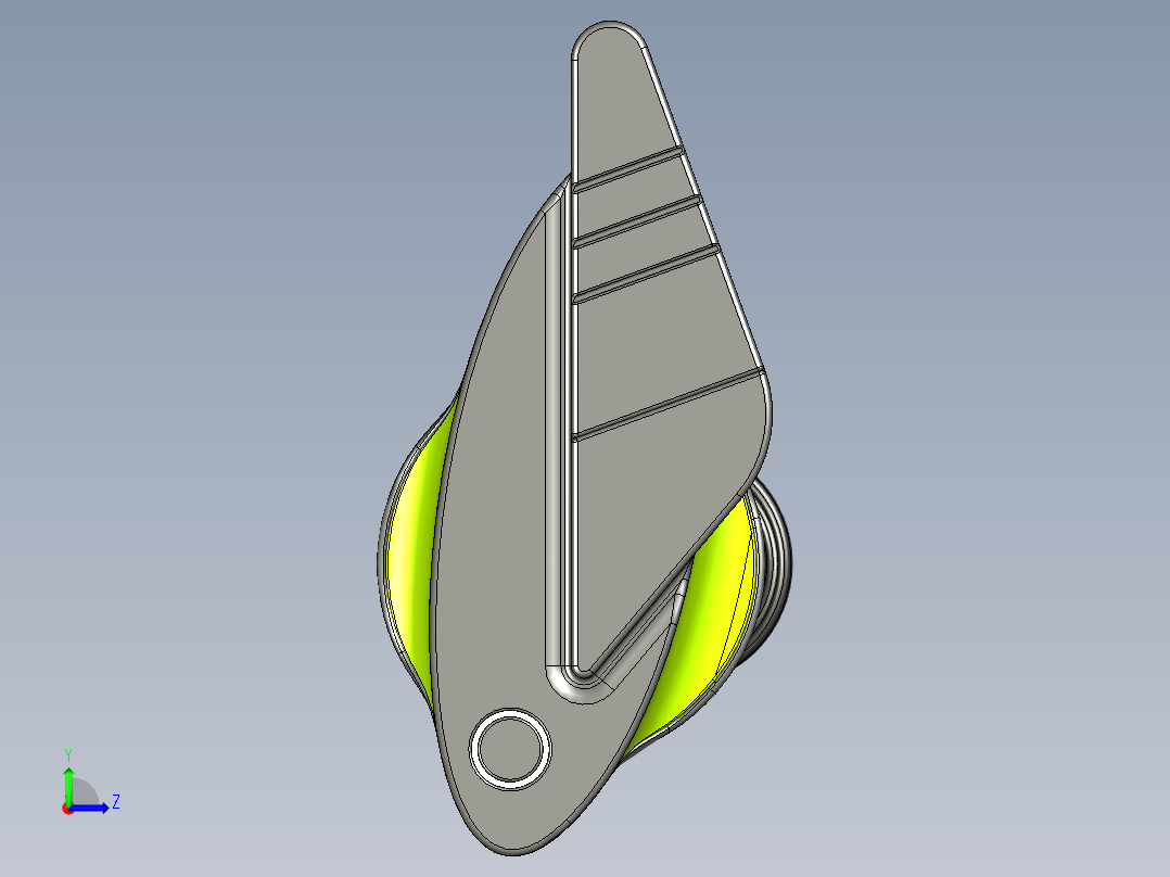 蓝牙耳机左视图