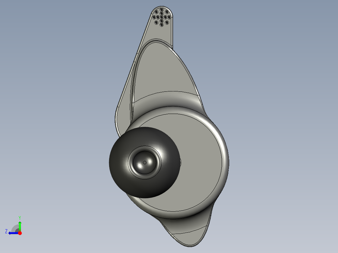 蓝牙耳机右视图