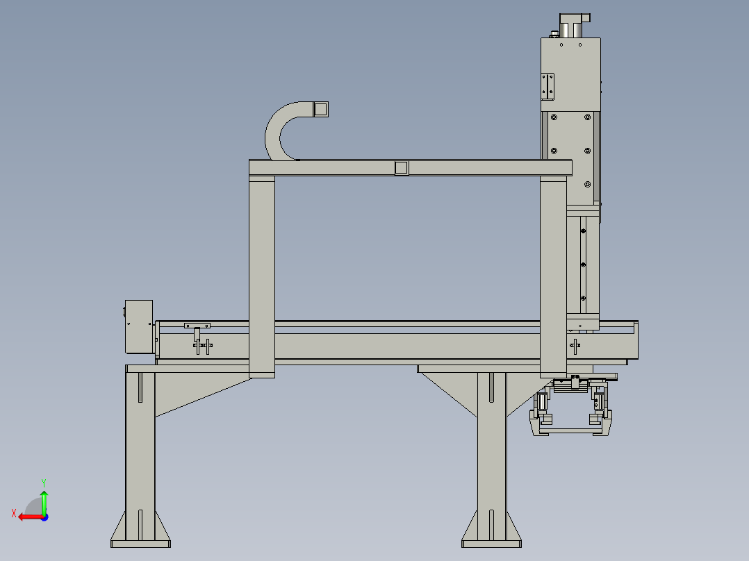 成品电芯下料组件0后视图
