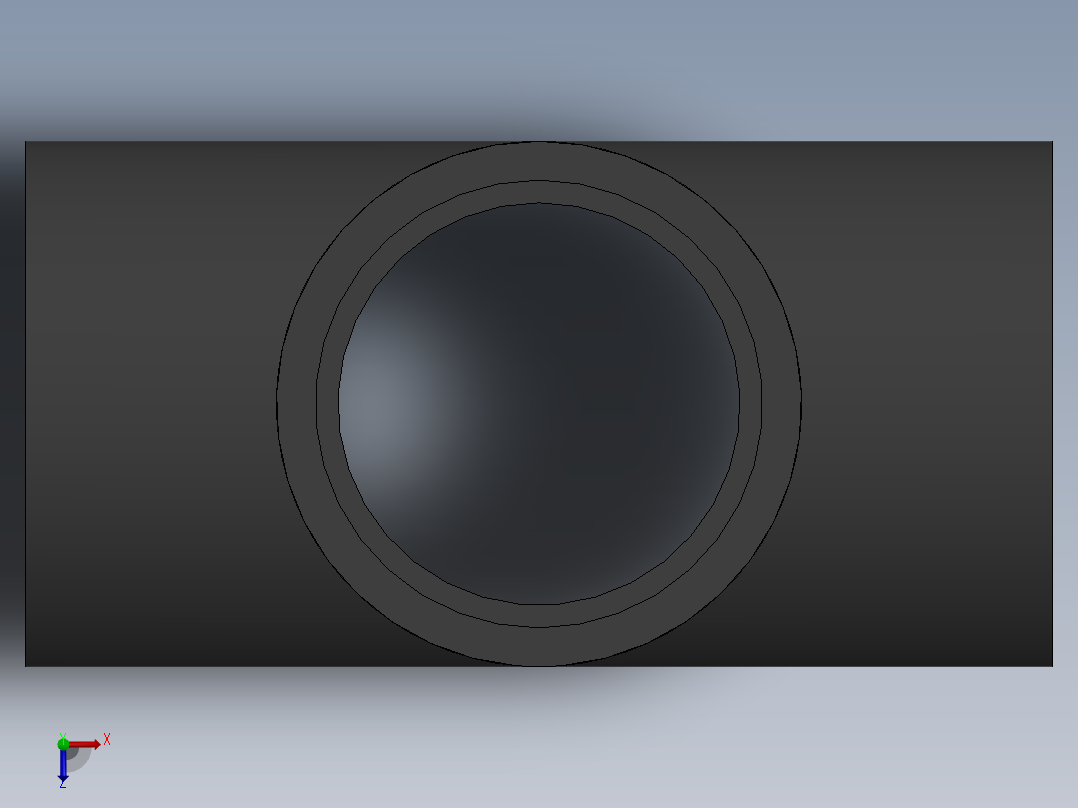 Cross DN65 PN10 U-PVC俯视图