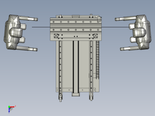 圆弧形钣金件成形机俯视缩略图