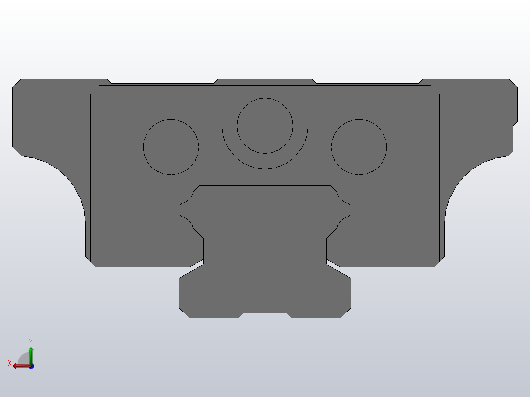 直线导轨滑块IAY23-28-720后视图