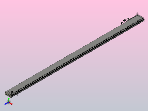 直驱直线电机轴TPA-LNP2-140-20C4-1-L2880-3-C-05-N3正等轴测缩略图