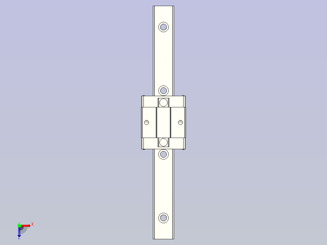 HIWIN上银线性导轨-EGH20SA1R220俯视图