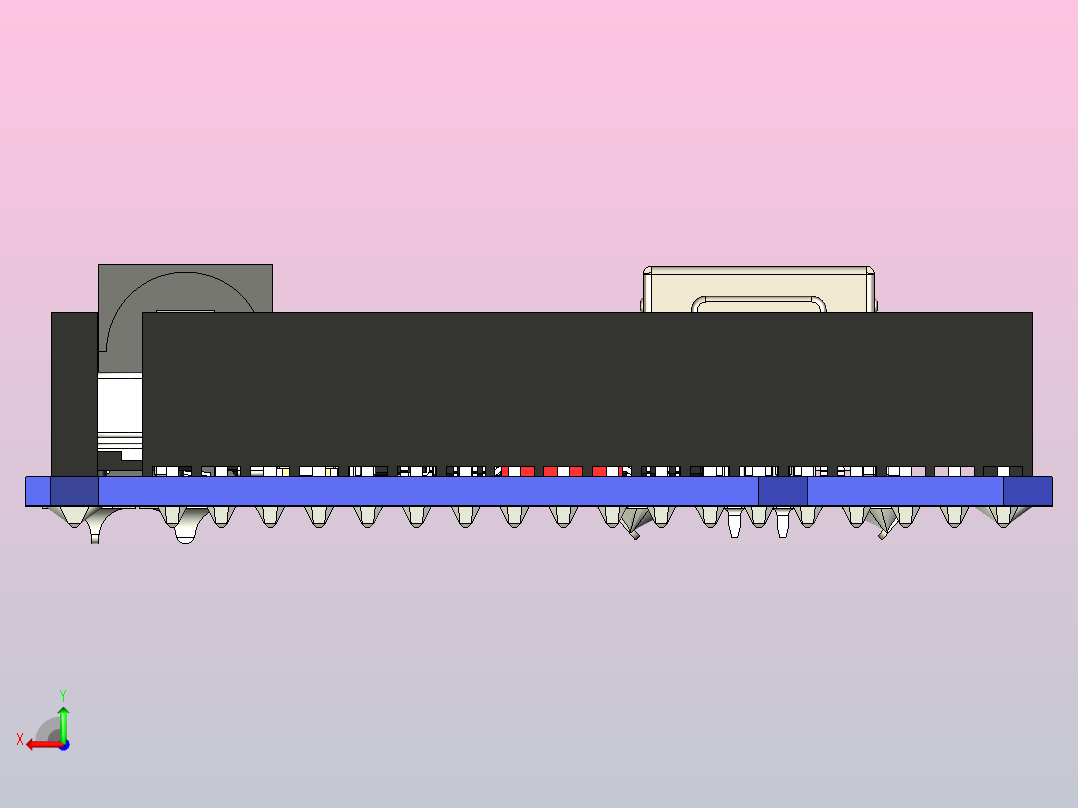 Arduino MEGA 2560 R3后视图