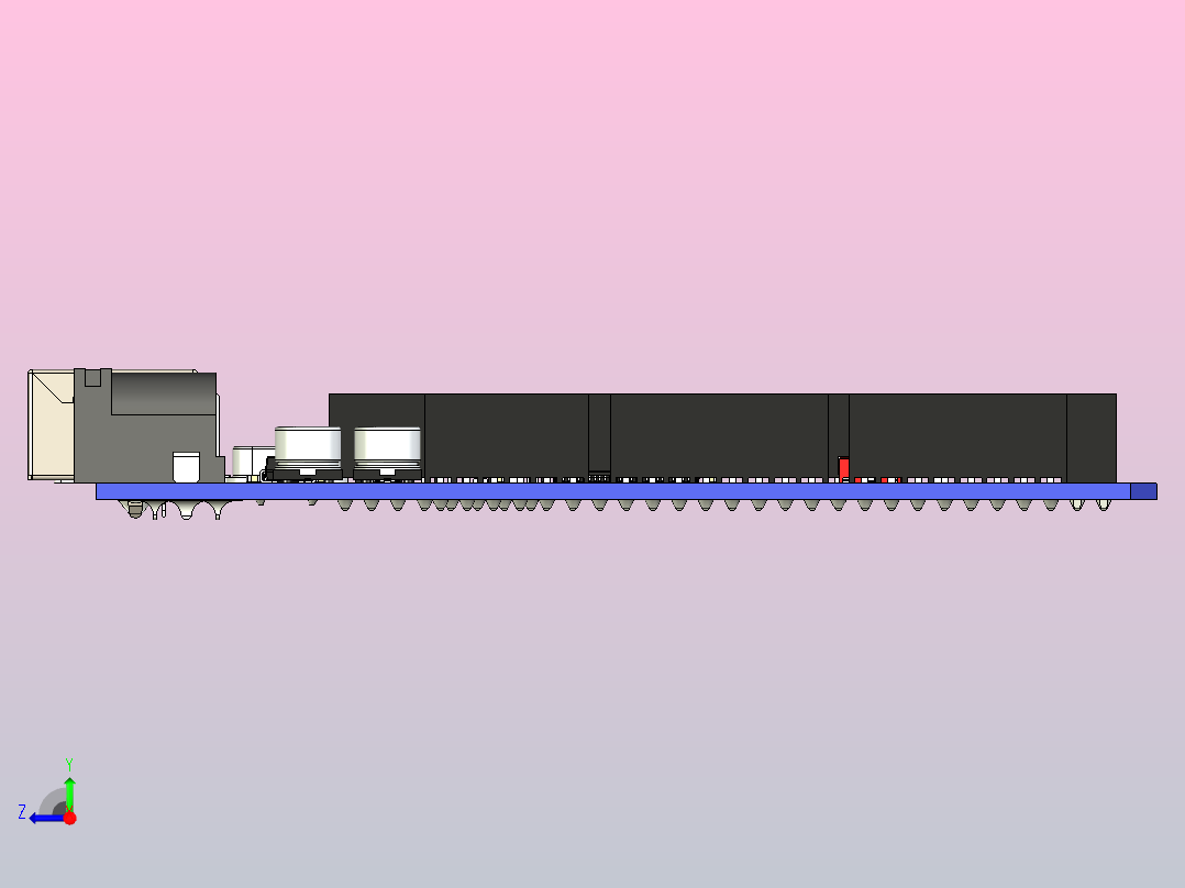 Arduino MEGA 2560 R3右视图