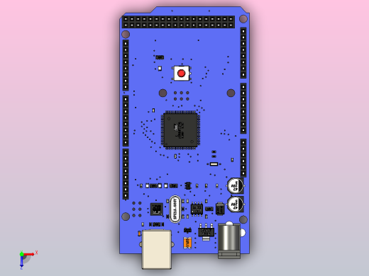 Arduino MEGA 2560 R3俯视缩略图