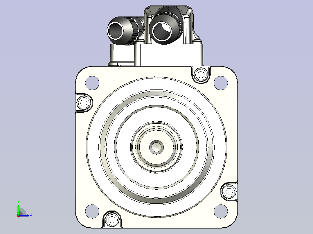JSCC精研伺服电机 80ms4左视图