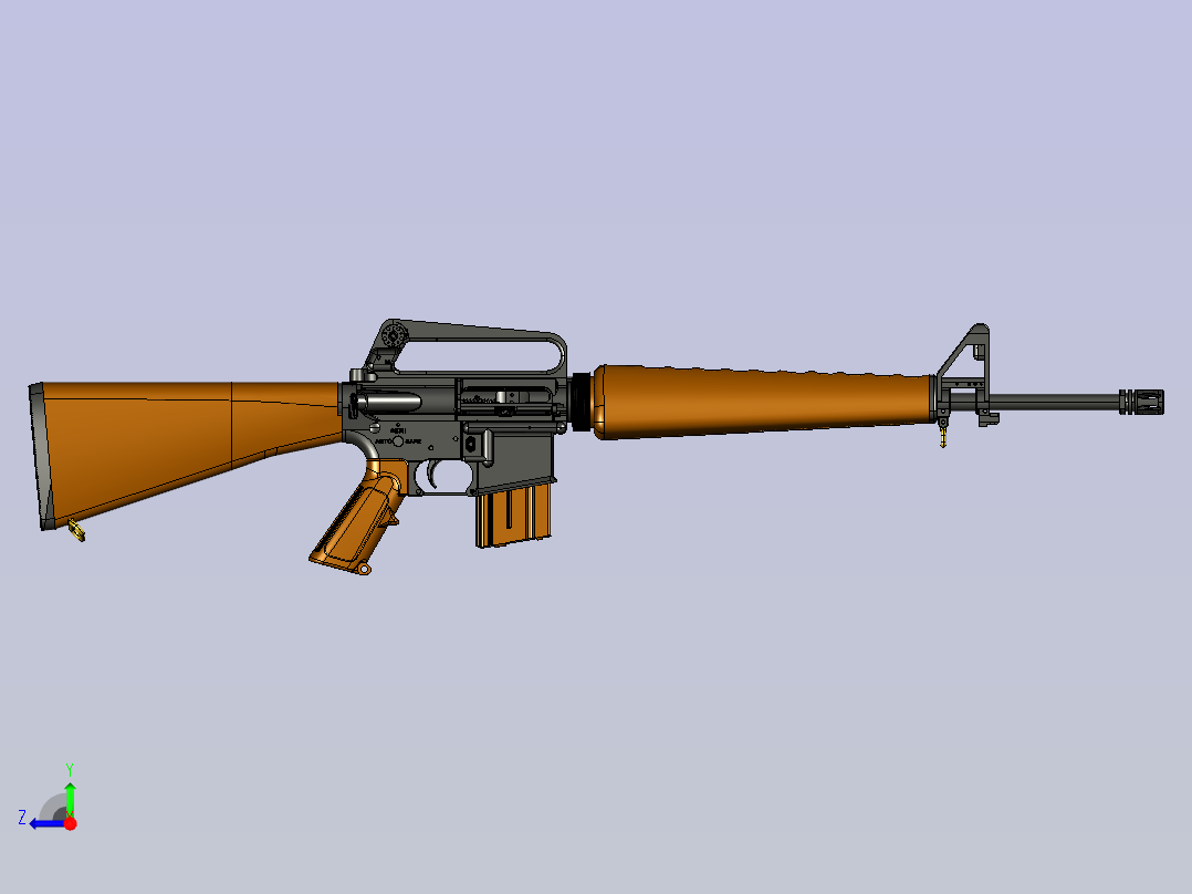 M16-A1右视图
