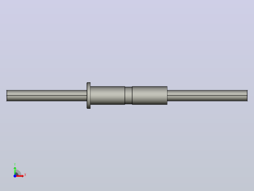DKFZD5030-5滚珠丝杆3D模型前视缩略图