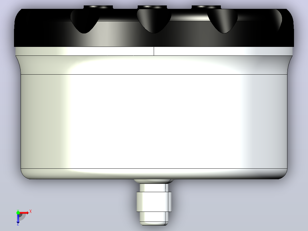 测量设备pressure-gauge-7831-模型格式为 igs sw俯视图