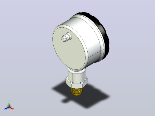 测量设备pressure-gauge-7831-模型格式为 igs sw正等轴测缩略图