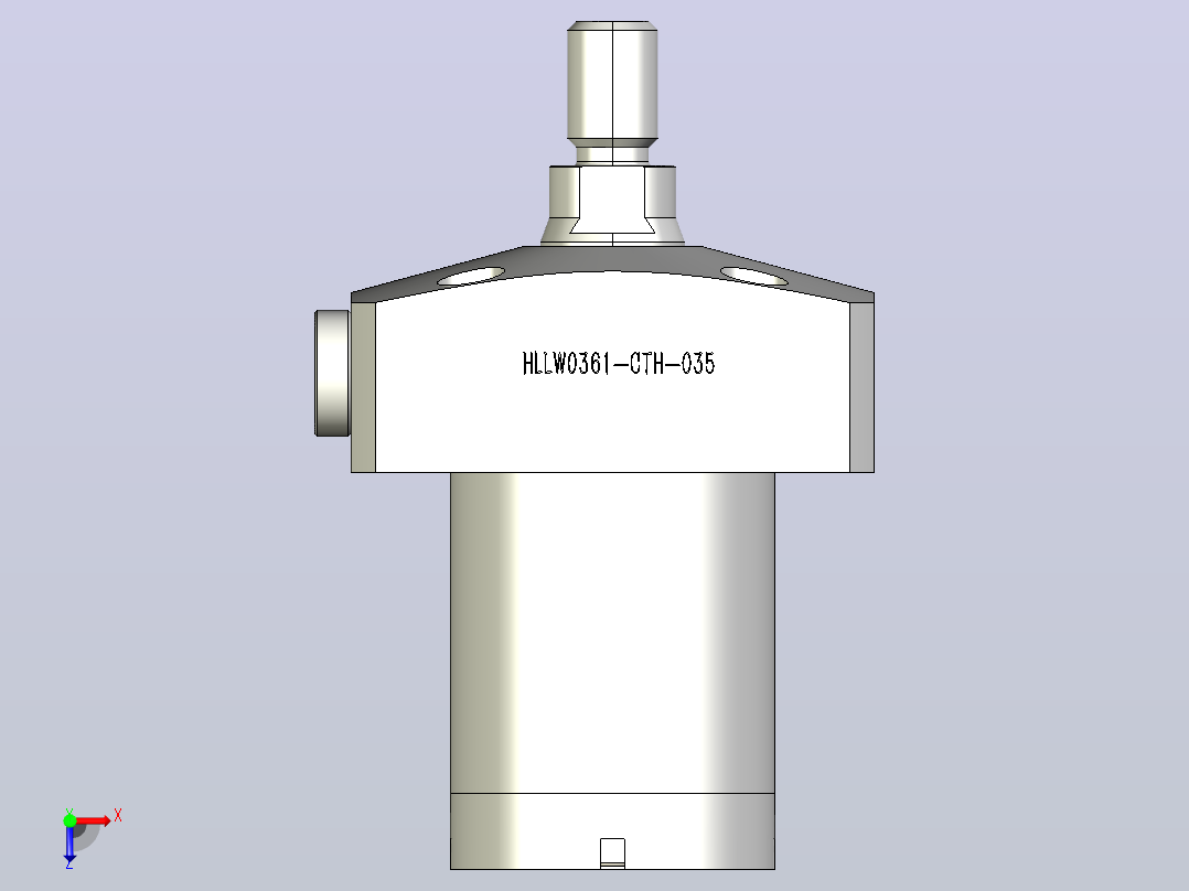 HLLW0361-CTH-035气检夹紧器俯视图
